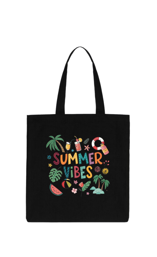 Summer Vibes tote bag Black 61