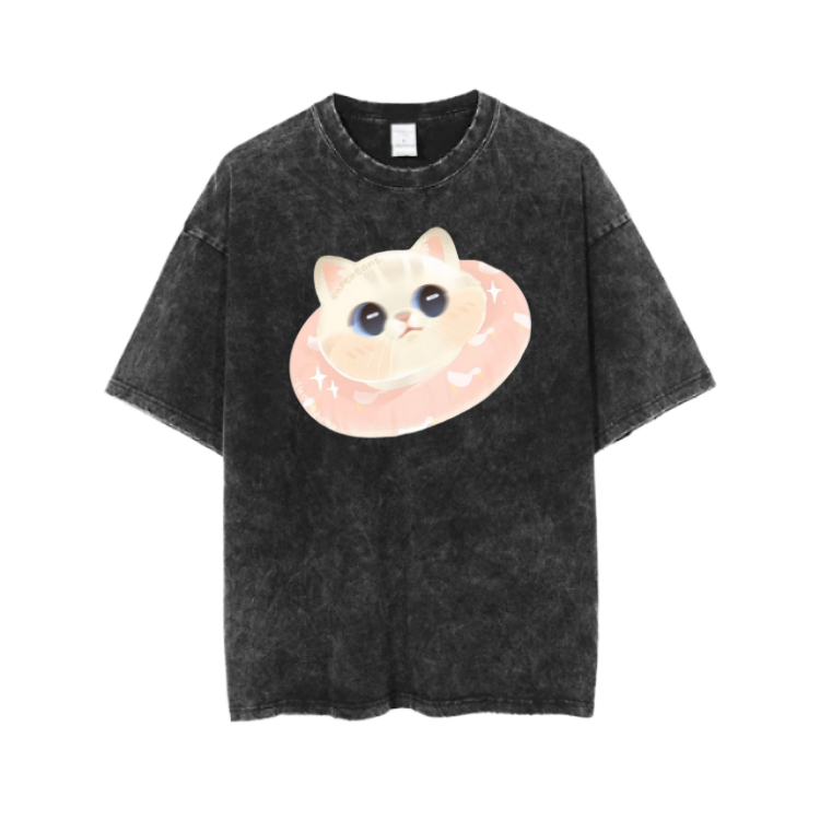 cat One Size t- shirt  Washed 61