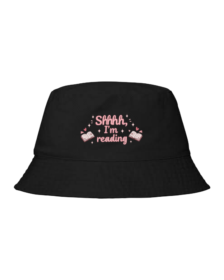 Bucket hat Fishman hat cap Shhhh, I'm reading 61