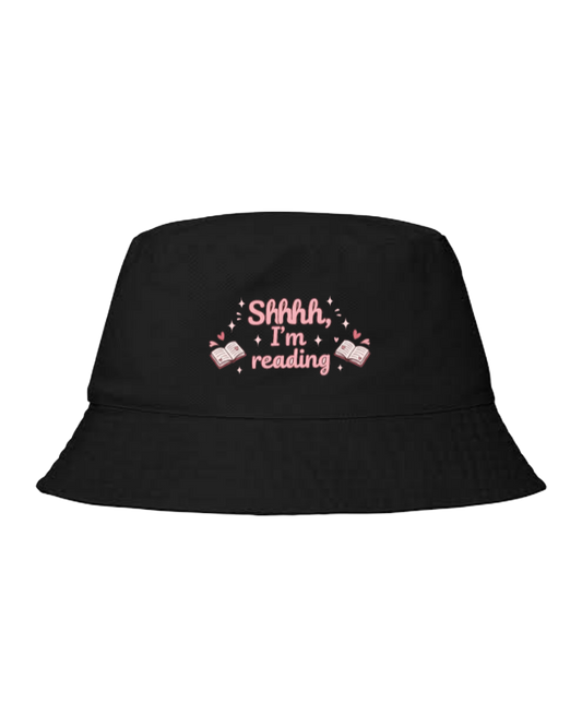 Bucket hat Fishman hat cap Shhhh, I'm reading 61