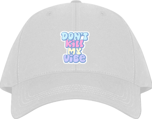 Baseball cap White DON'T KILL MY VIBE 57