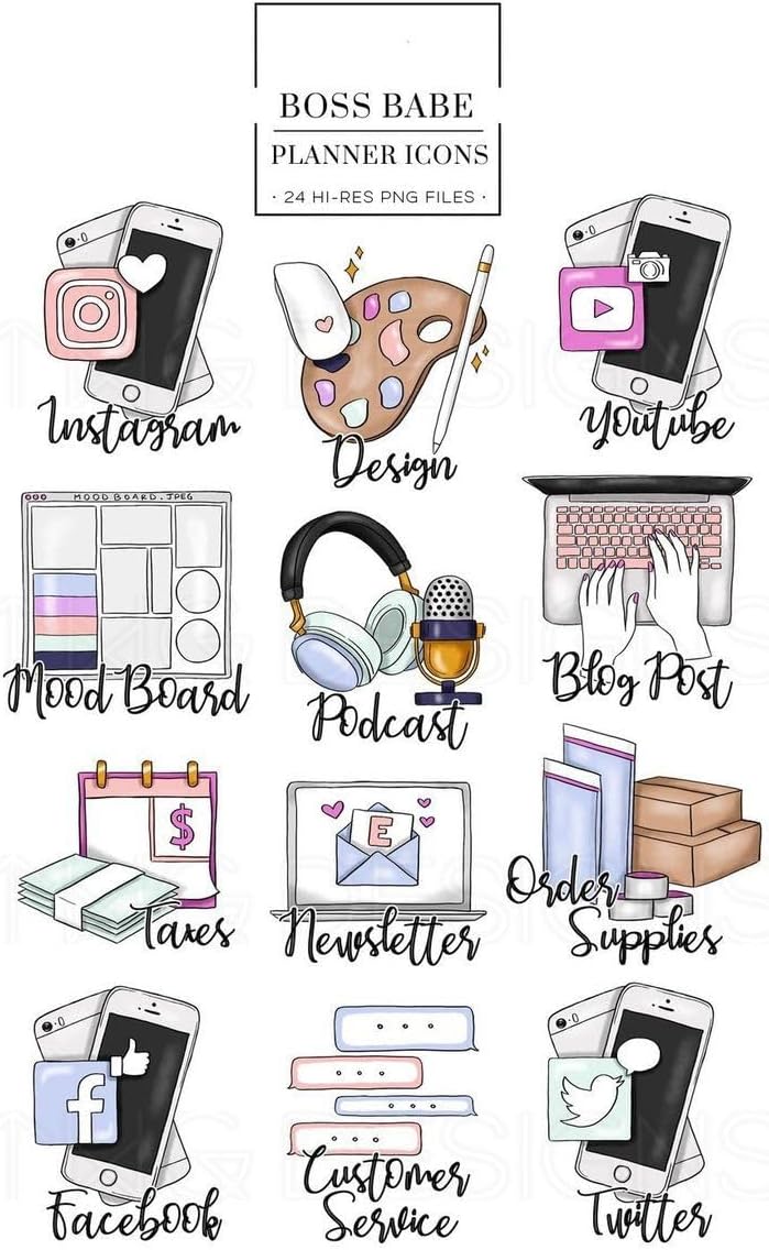 Instagram laptop stickers
