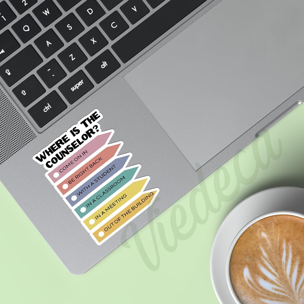 (3Pcs) Where is The Counselor? Sticker Funny Sayings Motivational Humorous Counselor's Office Teaching Vinyl Decals for Tumbler Laptop Water Bottles Books Phone -Size 3x2.1 Inches