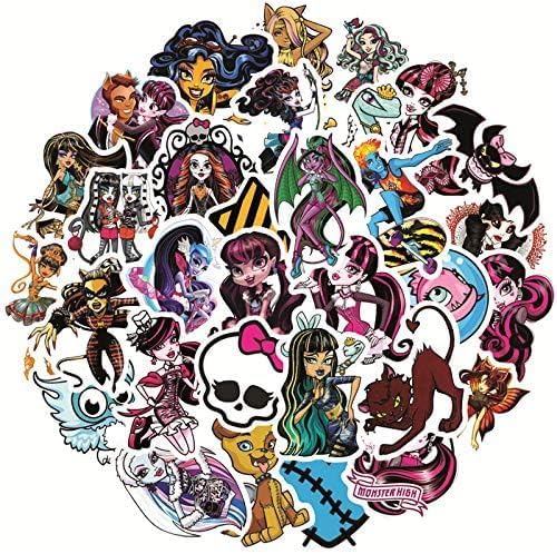 50PCS Cute Animal Stickers for Kids, Colorful Funny Animals Waterproof Vinyl Stickers, Kawaii Cartoon Animal Decals for Water Bottles, Laptops, Phone Cases, Skateboards & Scrapbooking