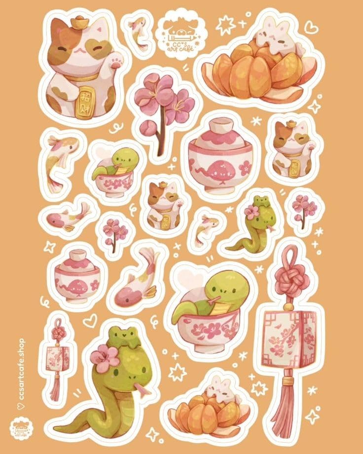 anime sticker random sticker 70 snake