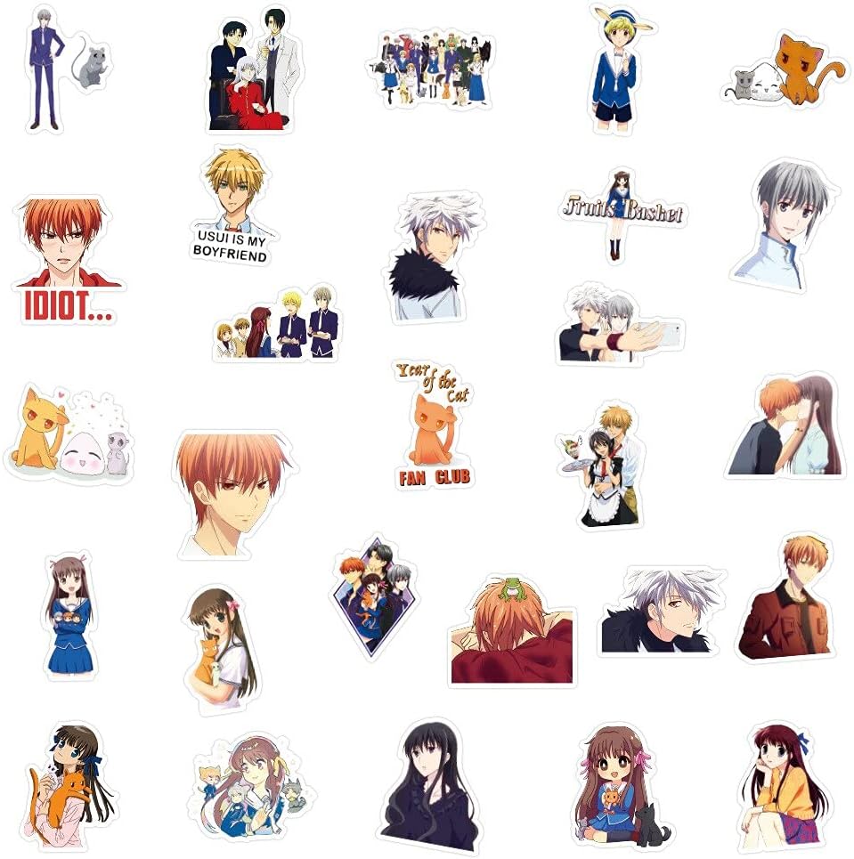 50pcs Monster High Stickers Pack Cool Anime Stickers for Teens Laptops,Waterproof Vinyl Decals for Adult Water Bottle Skateboard Journal Luggage Bumper Phone