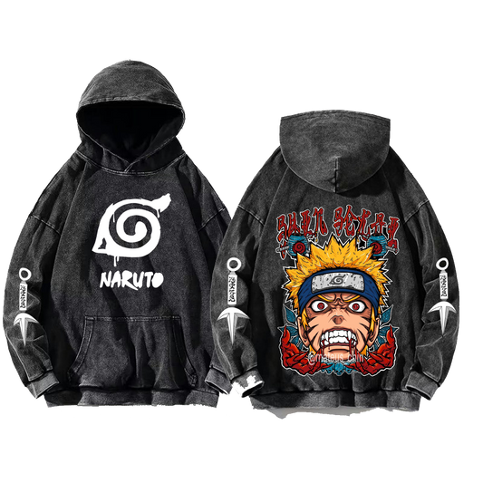 Naruto Shippuden One Size hoodie Washed Back 62