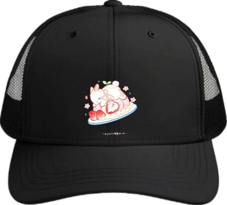 bunny Baseball cap Black 62