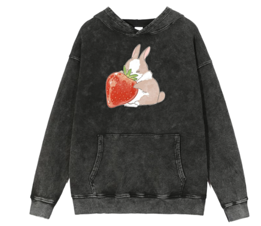 bunny Oversize Hoodie Washed 62