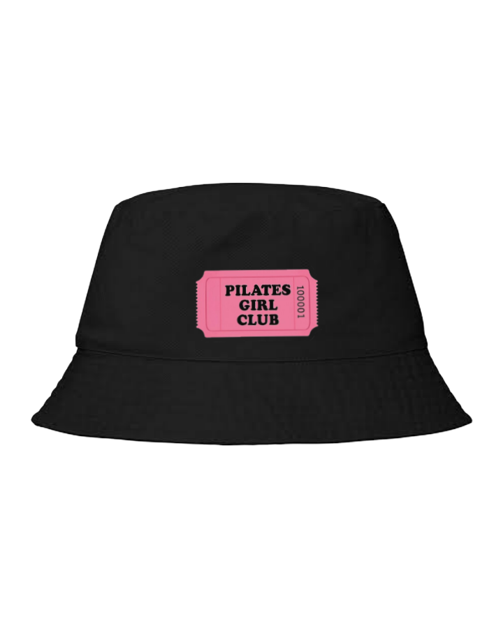 workout gym pilates Bucket hat Fishman hat cap Black 61
