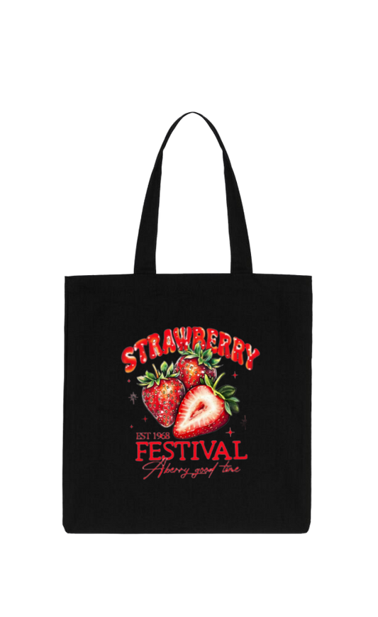 STRAWREPPY tote bag Black 62
