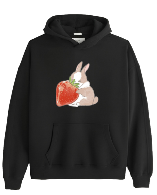 bunny Oversize Hoodie Black 62