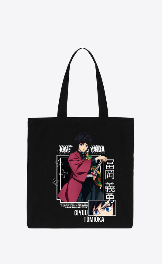 Anime Demon slayer nezuko tanjiro tote bag Black 62