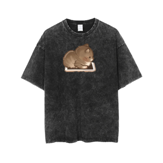 cat One Size t- shirt  Washed 63