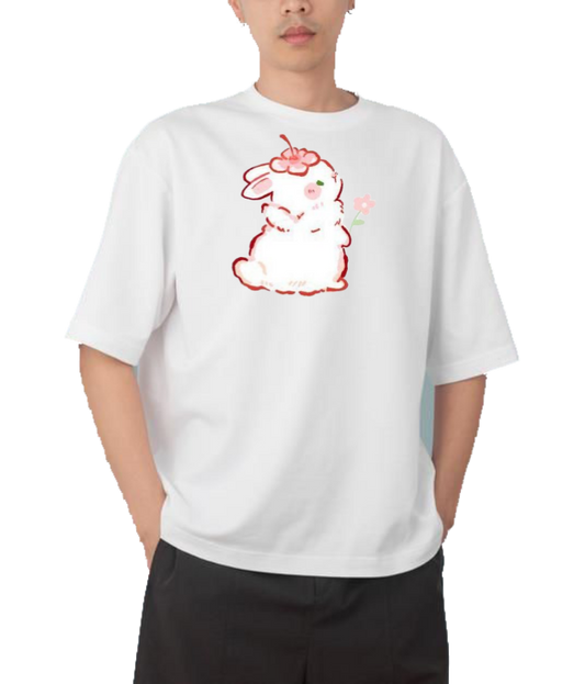 bunny One Size t- shirt White 63
