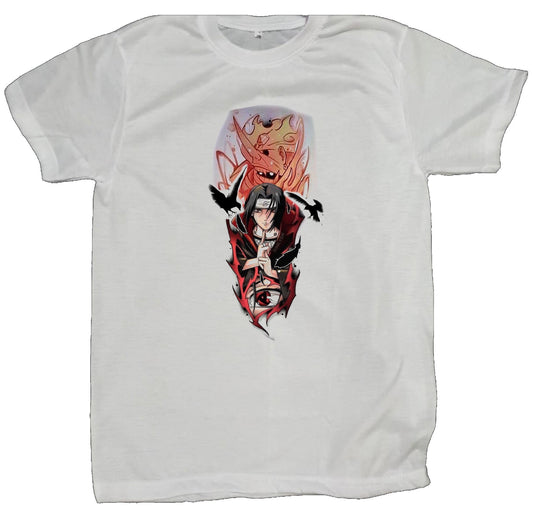 Naruto Shippuden t- shirt fat White 63