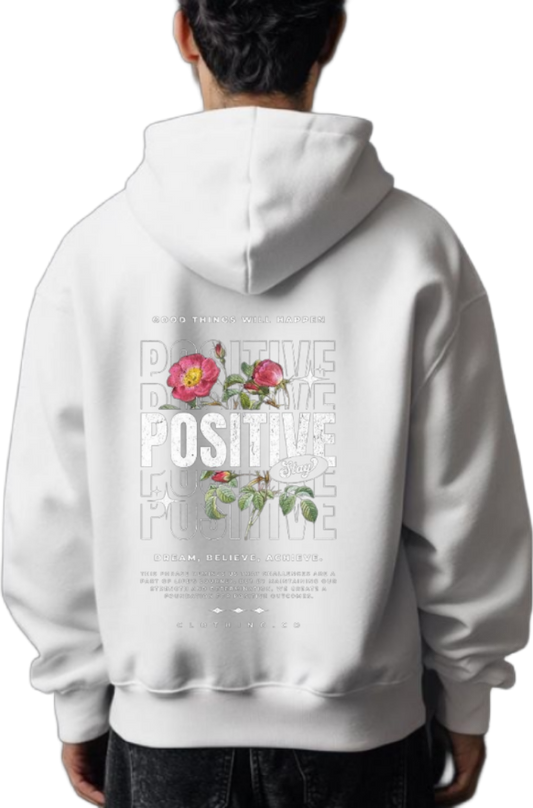 DREAM, BELIEVE, ACHIEVE Back text oversize hoodie White back 63