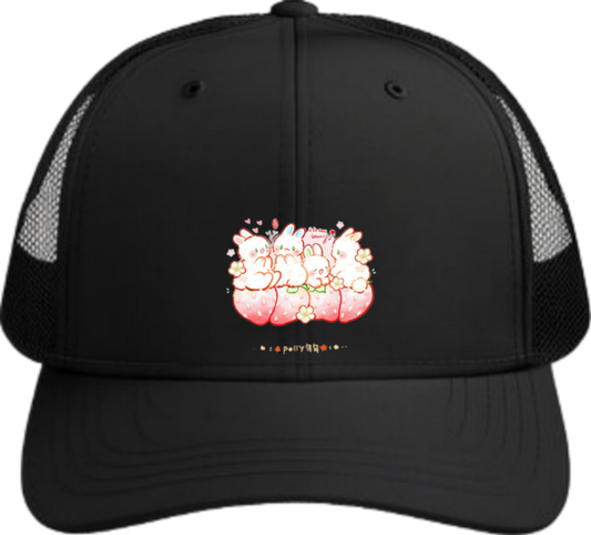 bunny Baseball cap Black 63