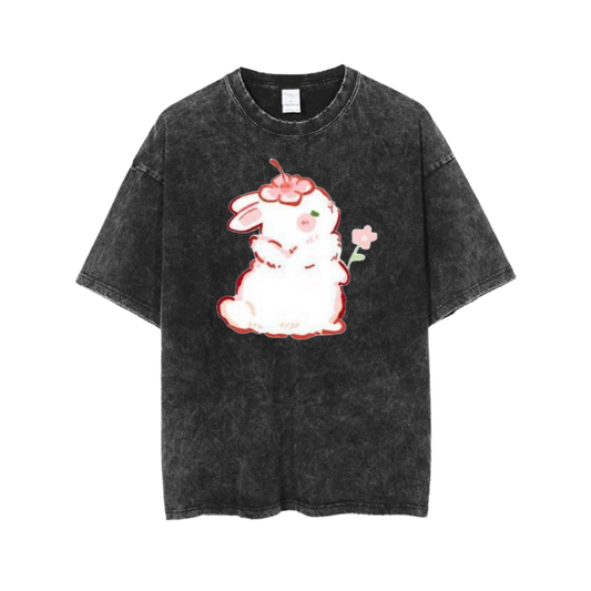 bunny One Size t- shirt Washed 63