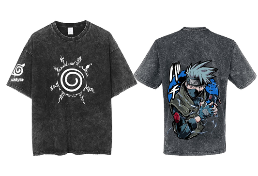 Naruto Shippuden t- shirt One Size Washed Back 63