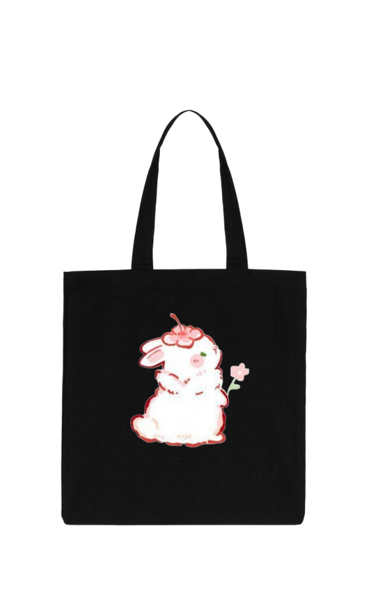 bunny tote bag White 63