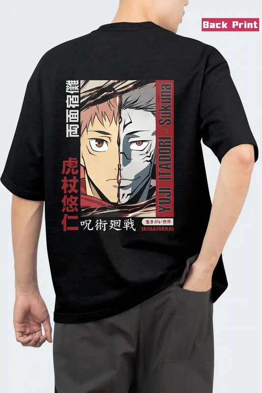 Jujutsu Kaisen t- shirt Over Size Black 3