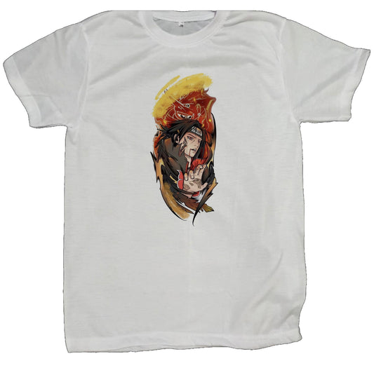 Naruto Shippuden t- shirt fat White 64