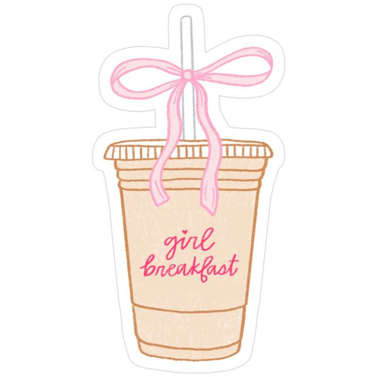 Sticker coffee girl breakfast  64