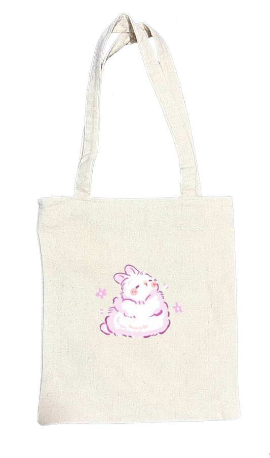bunny tote bag White 64