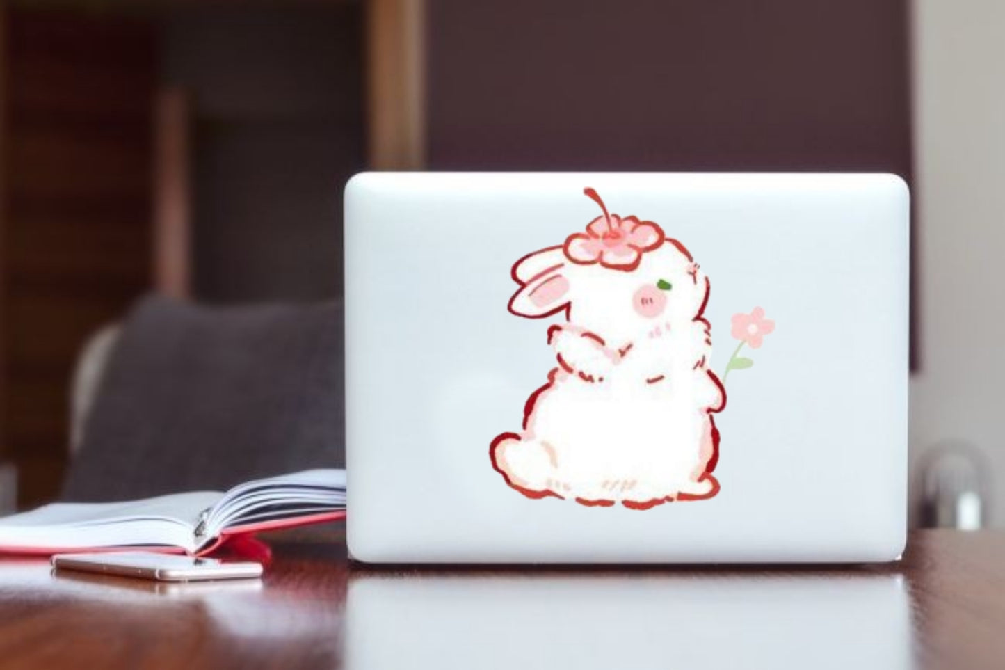 bunny Laptop Sticker 64