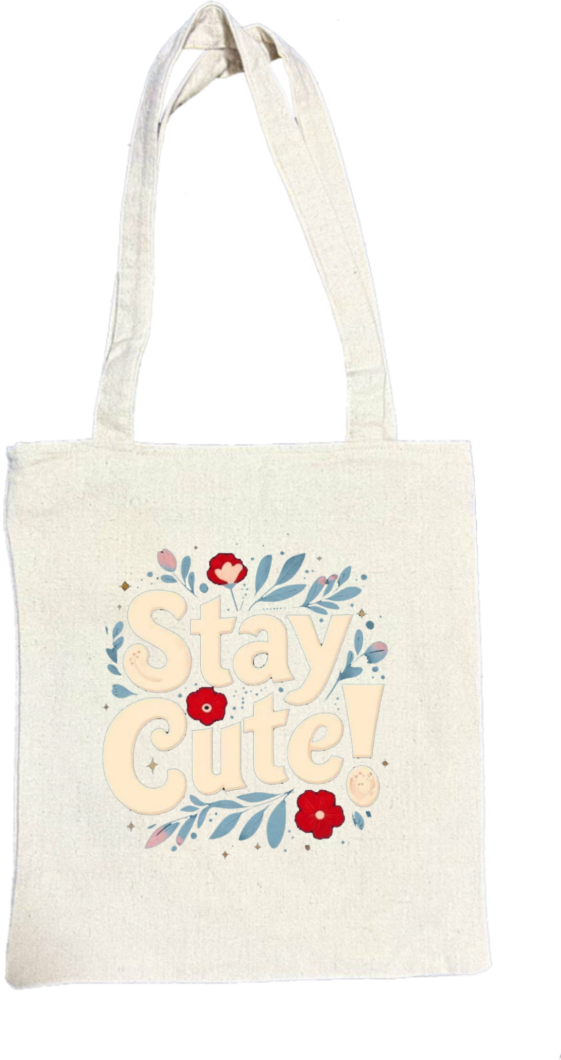 Stay Cute! tote bag beige 64