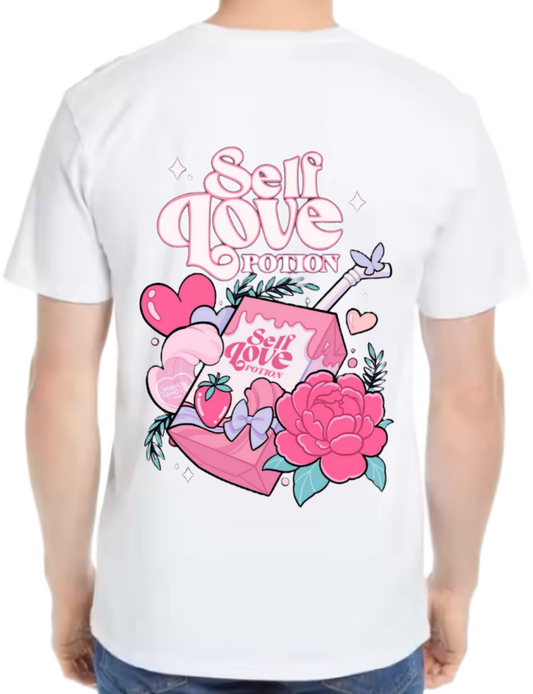 Seli Love POTION  t- shirt One Size White back 64