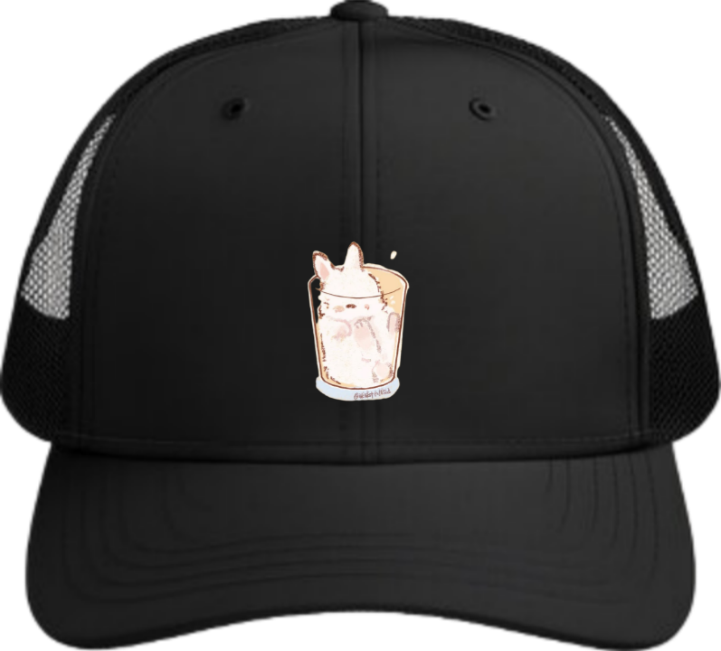 bunny Baseball cap Black 64