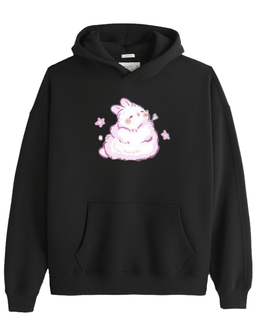 bunny Oversize Hoodie Black 64