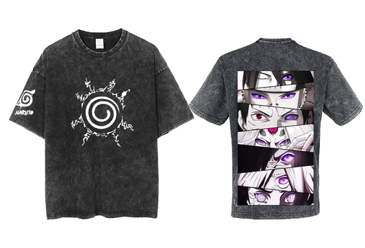 Naruto Shippuden t- shirt One Size Washed Back 64
