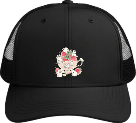 bunny Baseball cap Black 65