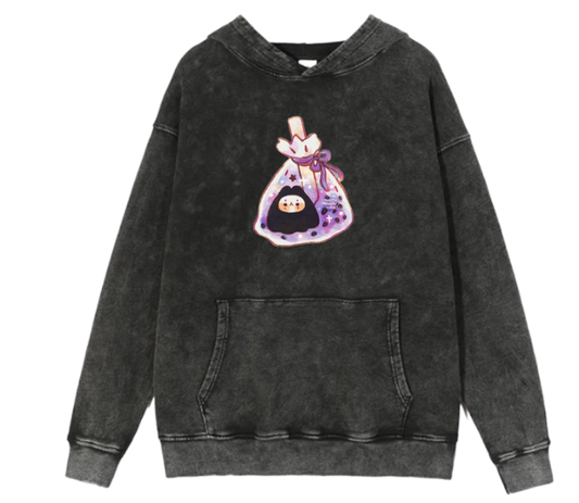 bunny Oversize Hoodie Washed 65