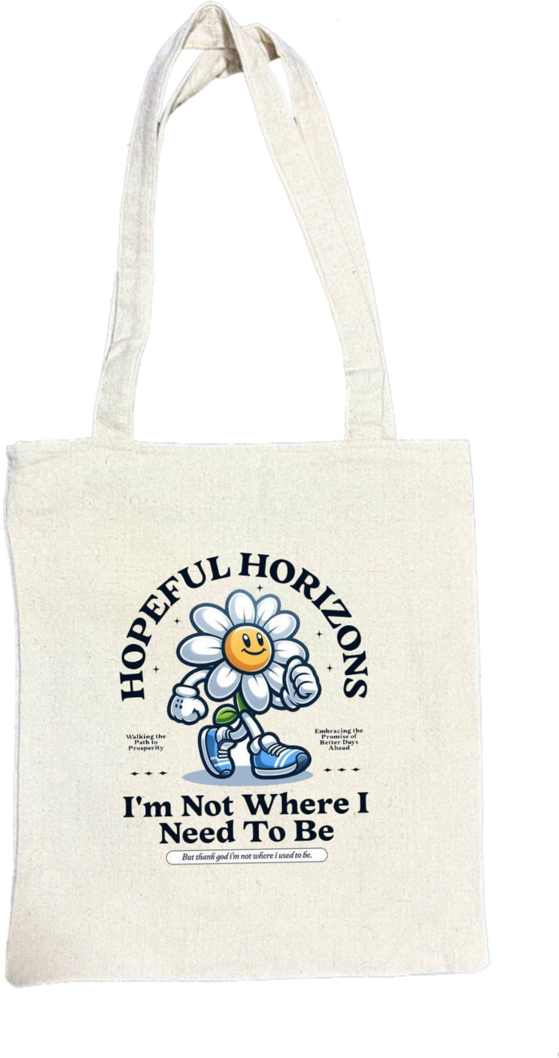 HOPEFUL HORIZON tote bag beige 65