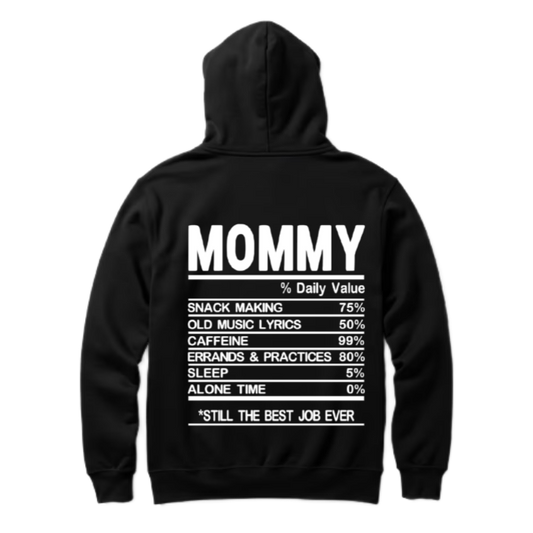 MOMMY Back text oversize hoodie back 65