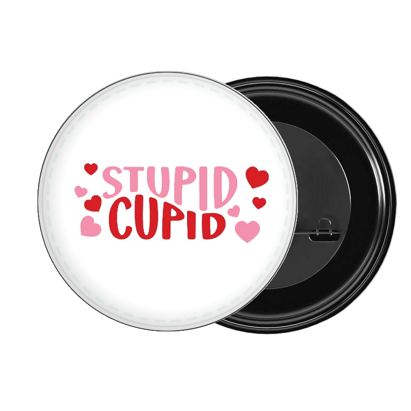 brooch STUPID CUPID 65