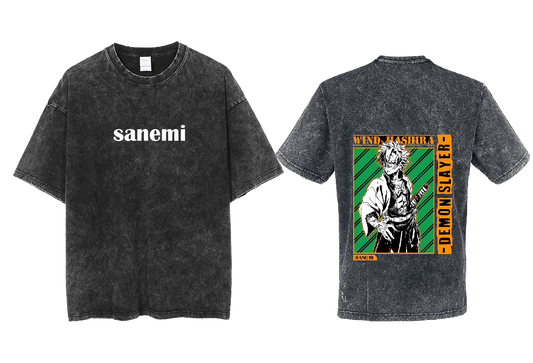 Anime Demon slayer nezuko tanjiro  One Size t- shirt Washed 65