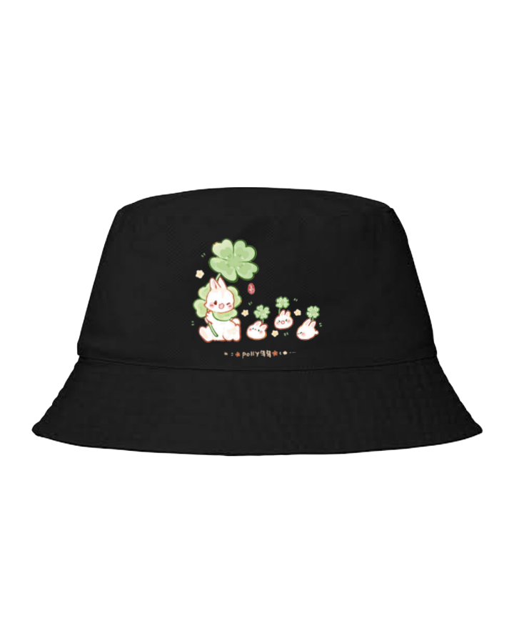 bunny Bucket hat Fishman hat cap Black 65