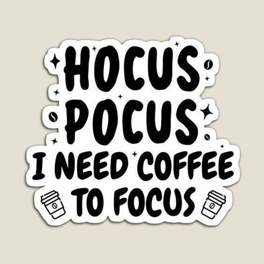 Sticker coffee Hocus Pocus 66