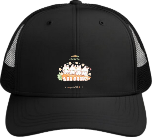 bunny Baseball cap Black 66