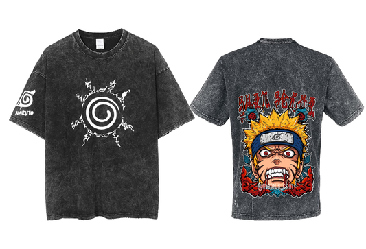 Naruto Shippuden t- shirt One Size Washed Back 66