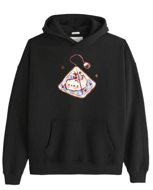 bunny Oversize Hoodie Black 66
