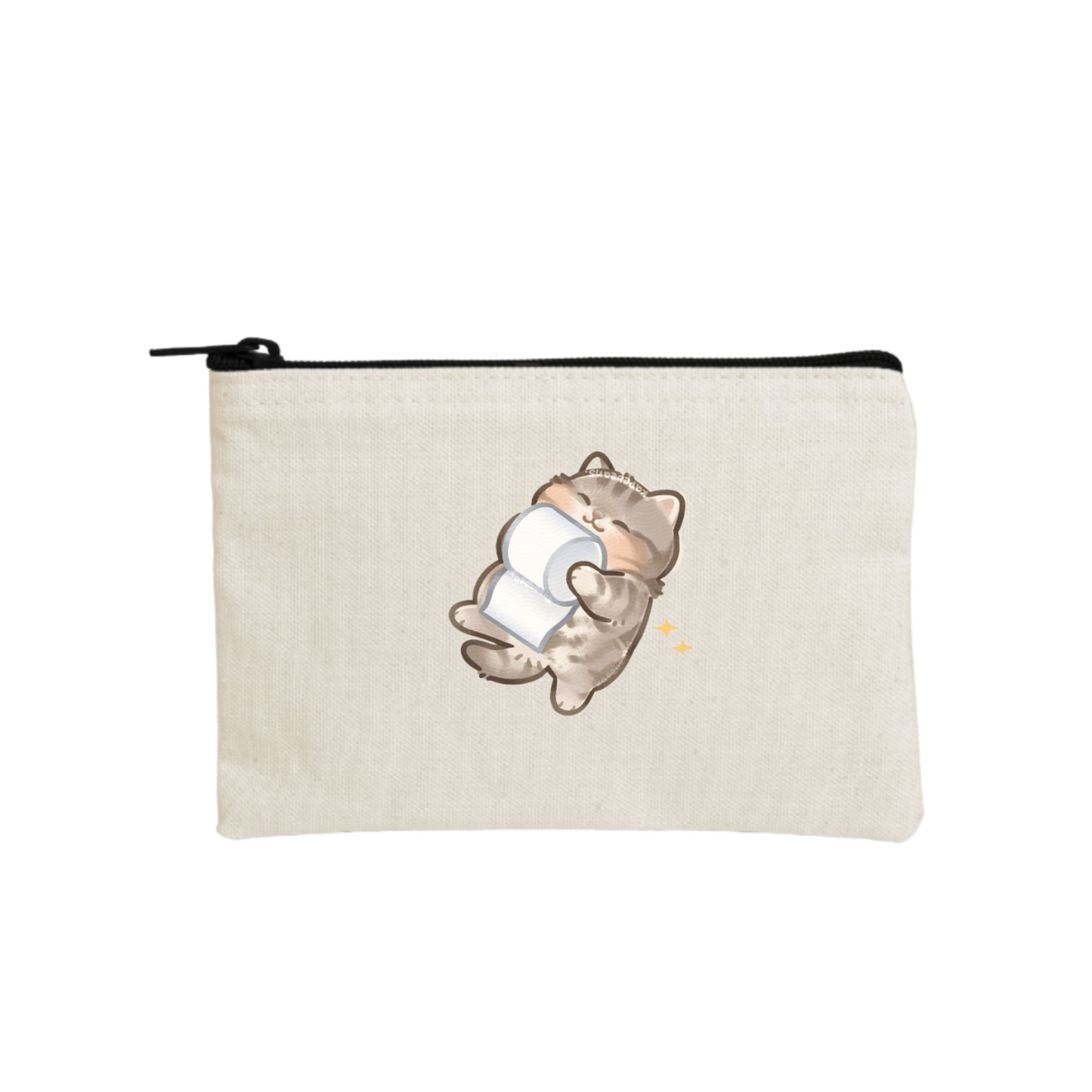 cat wallet pencil case Beige 66