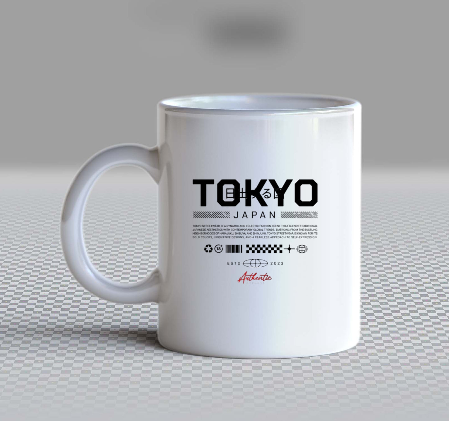 Tokyo Back text Mug 67