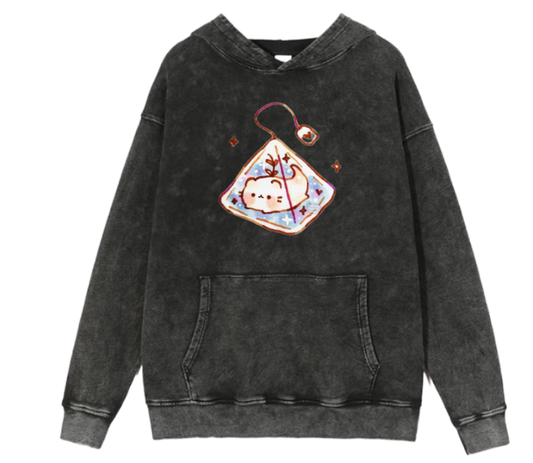 bunny Oversize Hoodie Washed 66