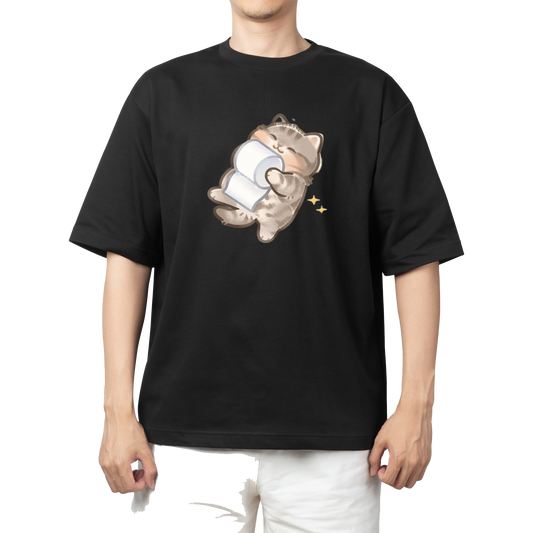 cat One Size t- shirt Black 66